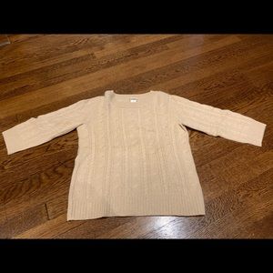 Women’s J. Crew Cashmere, Cable knit Sweater